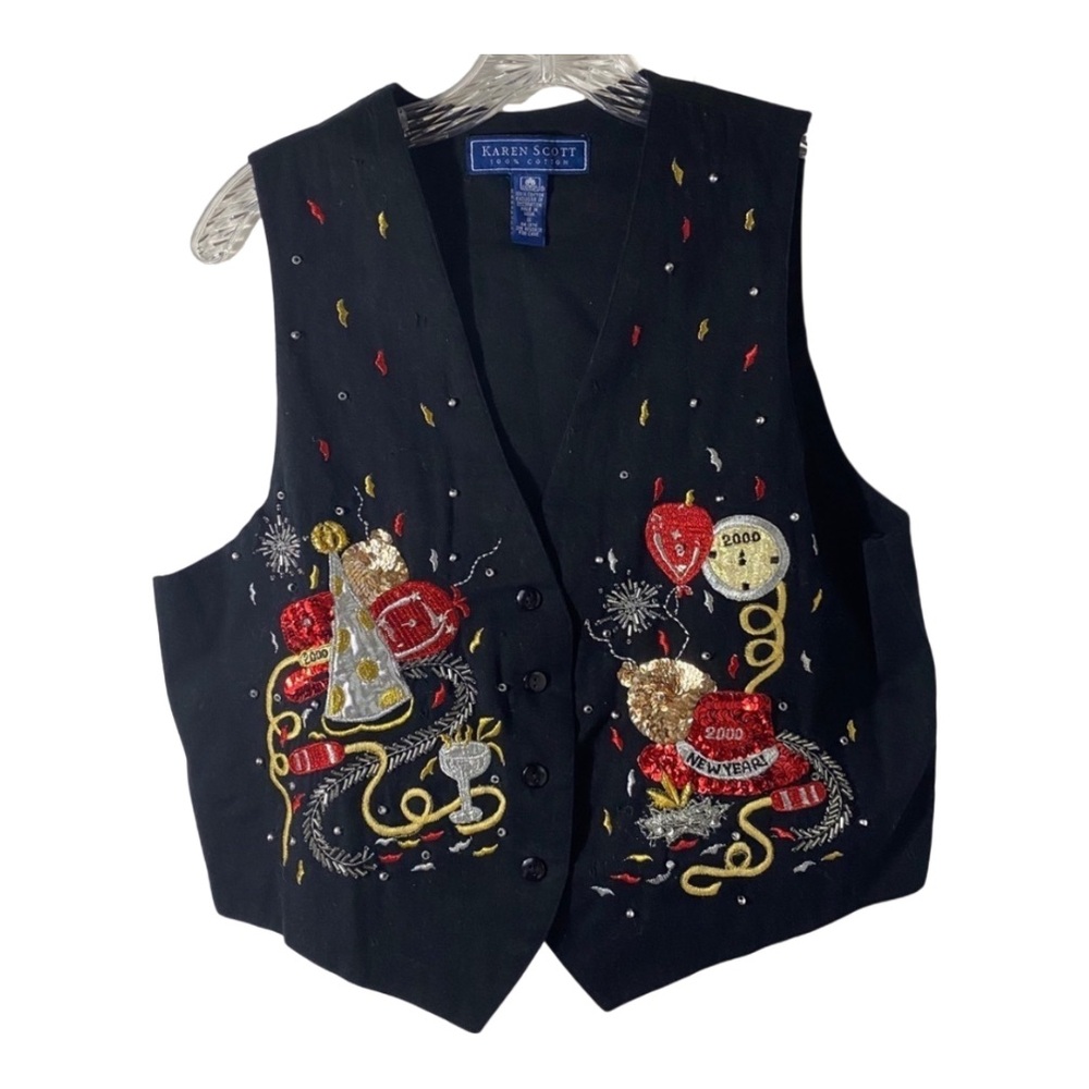 New Years Eve Vintage Sz Small Black
